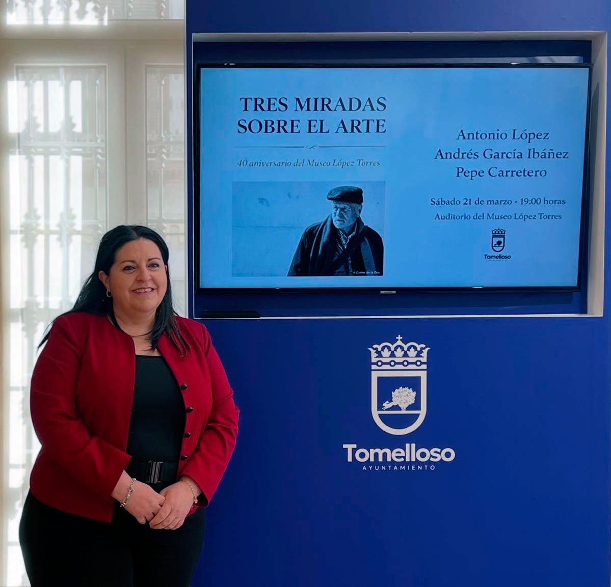 Tomelloso reúne a Antonio López, Andrés García Ibáñez y Pepe Carretero en una cita histórica con el arte