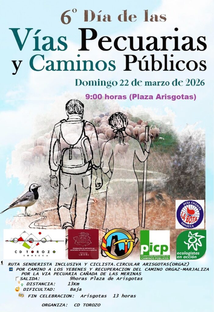 Castilla-La Mancha celebra el próximo domingo 22 de marzo el 6º Día de las Vías Pecuarias y los Caminos Públicos 4 viaspecuarias 4
