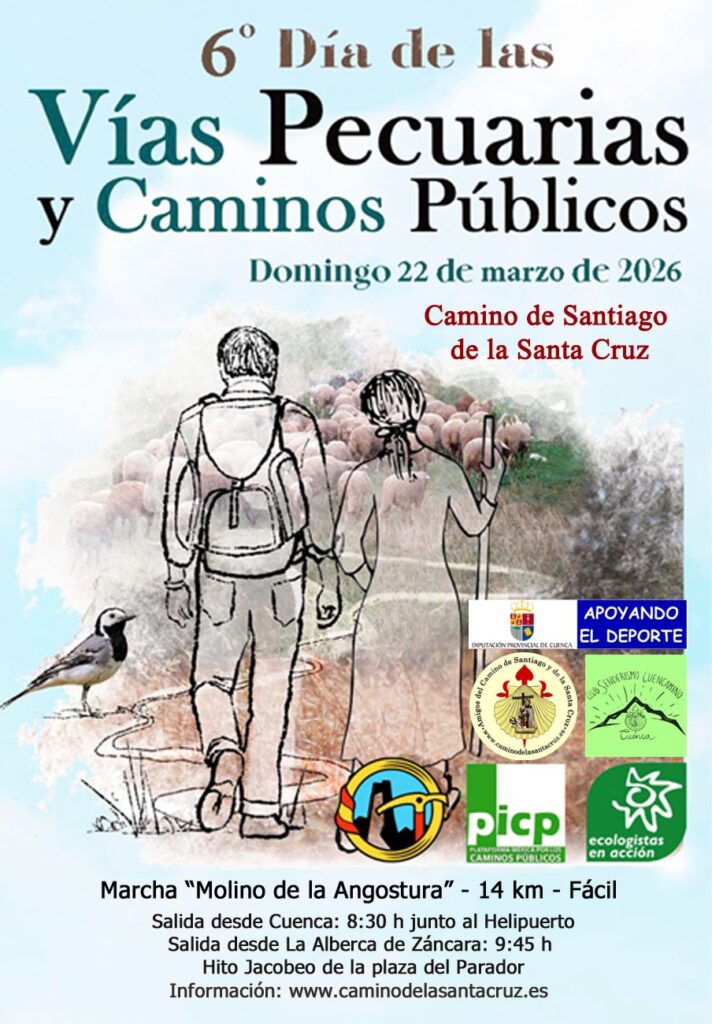 Castilla-La Mancha celebra el próximo domingo 22 de marzo el 6º Día de las Vías Pecuarias y los Caminos Públicos 2 viaspecuarias 6