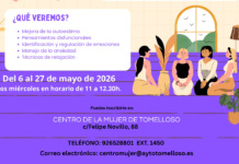 Abierto en Tomelloso el plazo de inscripción para un taller de bienestar emocional dirigido a mujeres Abierto el plazo de inscripción para un taller de bienestar emocional dirigido a mujeres