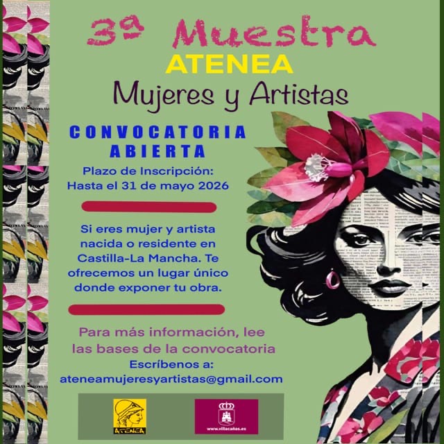 La Asociación Atenea convoca la III Muestra “Mujeres y Artistas” para visibilizar el talento femenino