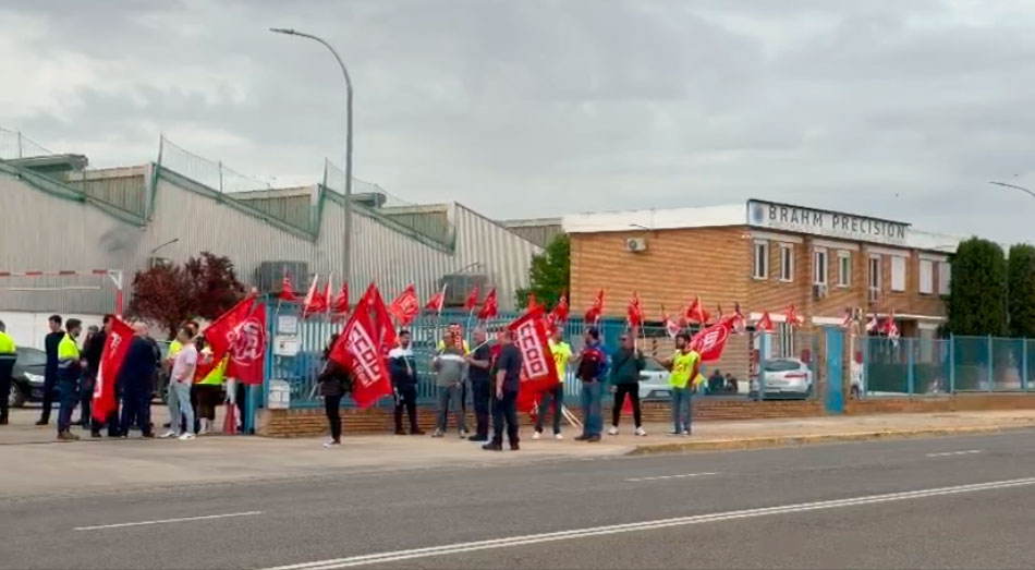 Nueva jornada de protesta de la plantilla de Brahm de Manzanares