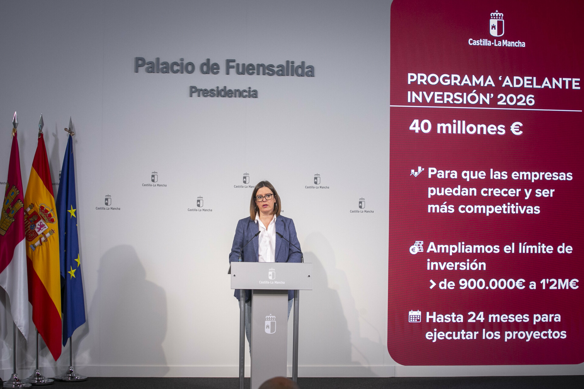 Castilla-La Mancha destina 40 millones de euros a impulsar la inversión de las pymes y a apoyar su crecimiento
