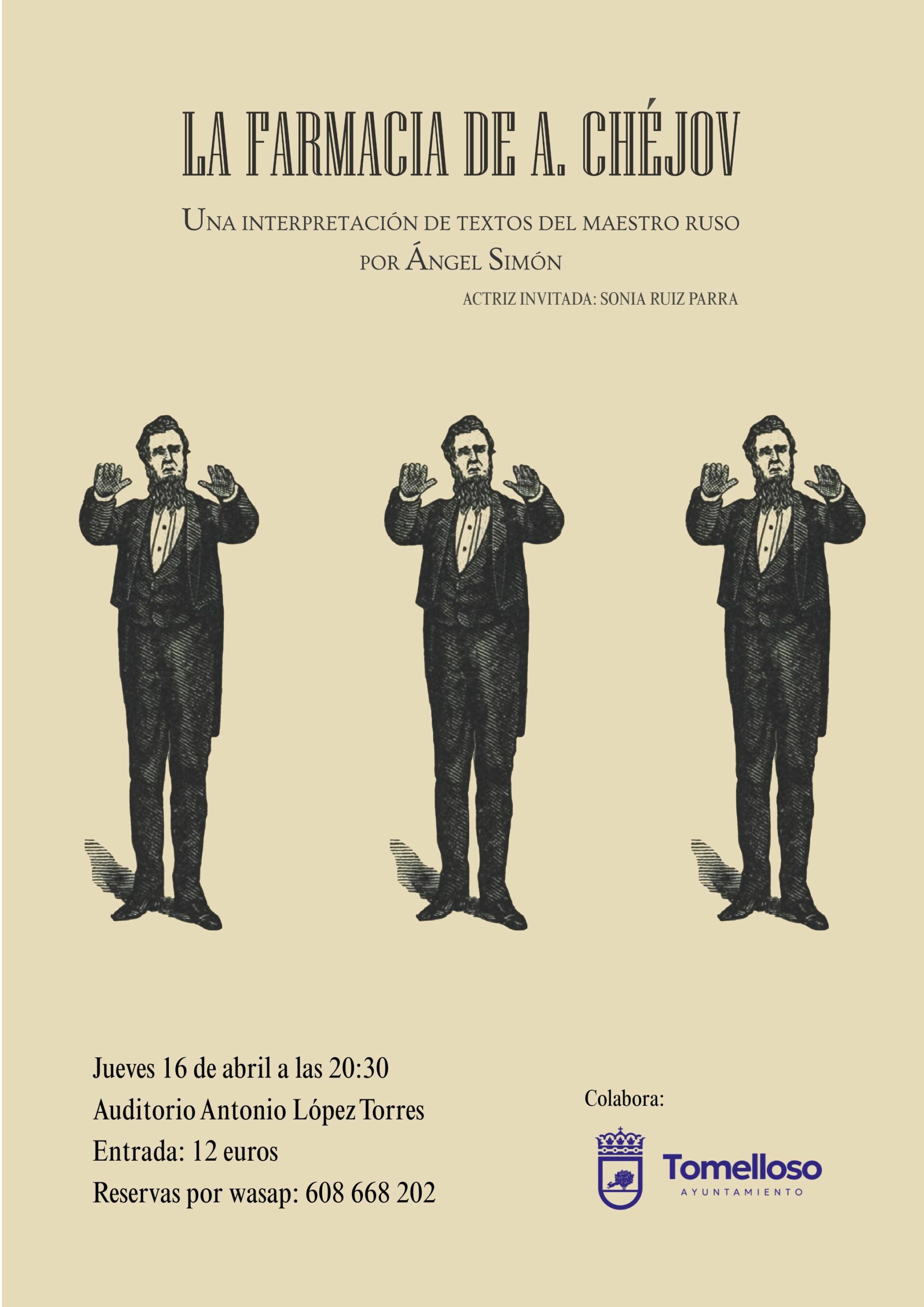 El Auditorio López Torres abre sus puertas a “La Farmacia de A. Chéjov”, una cita teatral brillante