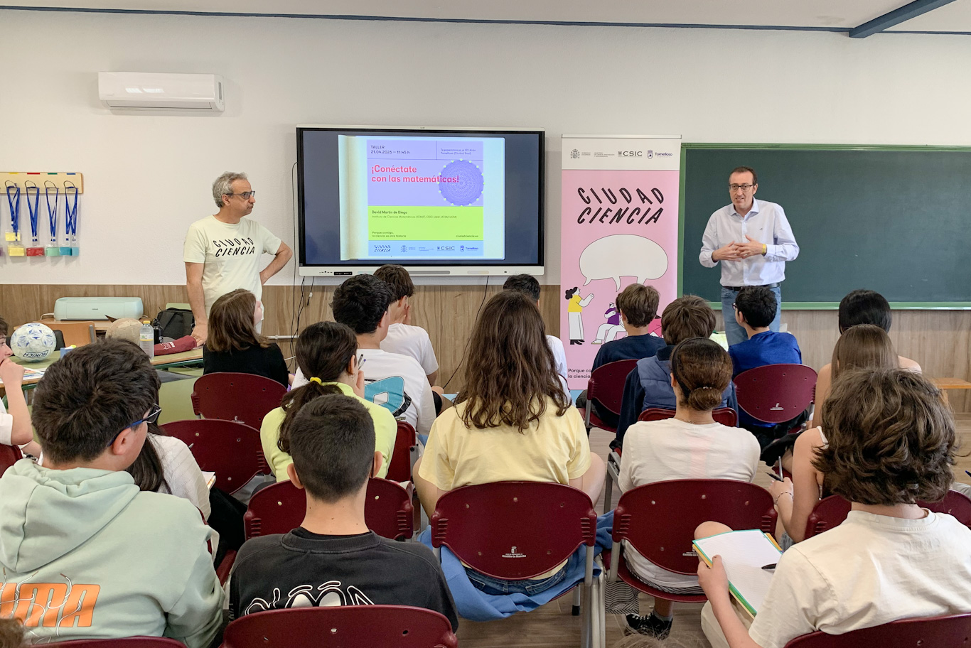 Ciudad Ciencia «conecta» a los alumnos del IES Airén con las matemáticas