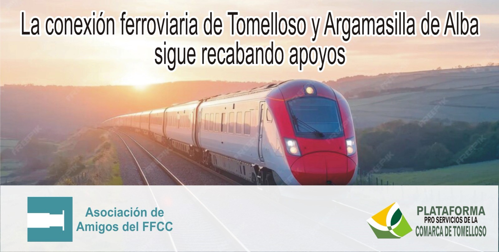 Tomelloso y Argamasilla de Alba, entre el ruido y la esperanza del tren