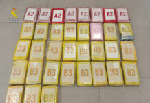 La Guardia Civil de Albacete detiene a una persona por un delito contra la salud pública e incauta más de 38 kilos de cocaína La Guardia Civil de Albacete detiene a una persona por un delito contra la salud pública e incauta más de 38 kilos de cocaína