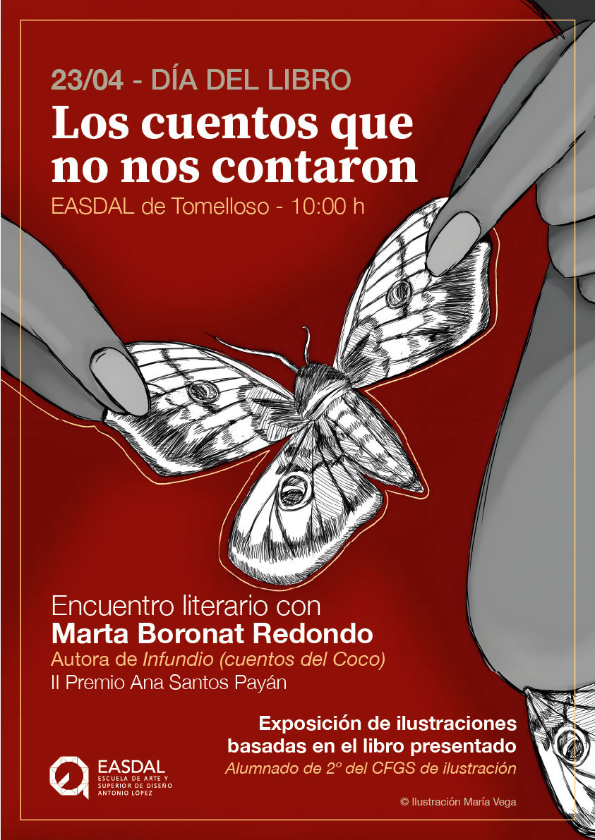 “Los cuentos que no nos contaron”: poesía e ilustración para el Día del Libro en la EASDAL de Tomelloso