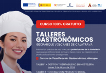 El Geoparque Volcanes de Calatrava ofrece talleres gastronómicos gratuitos para profesionales del sector impulsados por la Diputación de Ciudad Real El Geoparque Volcanes de Calatrava ofrece talleres gastronómicos gratuitos para profesionales del sector impulsados por la Diputación de Ciudad Real