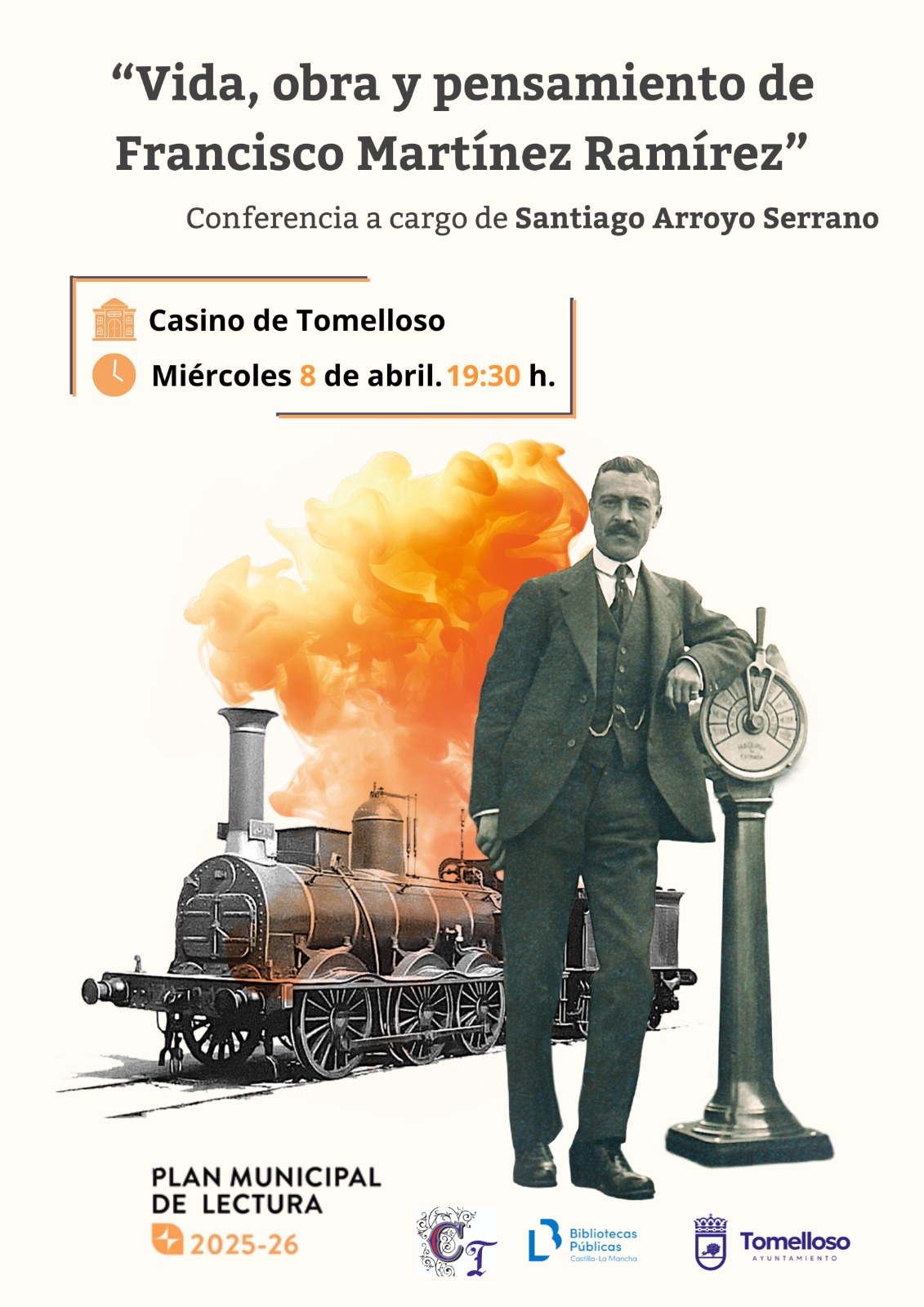 El Plan de Lectura de Tomelloso profundiza en la figura de Francisco Martínez Ramírez con una conferencia de Santiago Arroyo Serrano