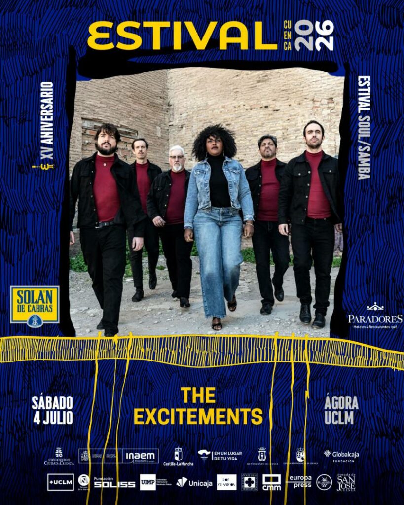 The Excitements y Pavana Dingo llenarán de soul, funk y ritmos latinos Estival Cuenca 2026 2 excitements estival cuenca 3