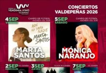Mónica Naranjo, Marta Santos, Medina Azahara, Merche y Un viaje a los 90, en las Fiestas del Vino de Valdepeñas Mónica Naranjo, Marta Santos, Medina Azahara, Merche y Un viaje a los 90, en las Fiestas del Vino de Valdepeñas
