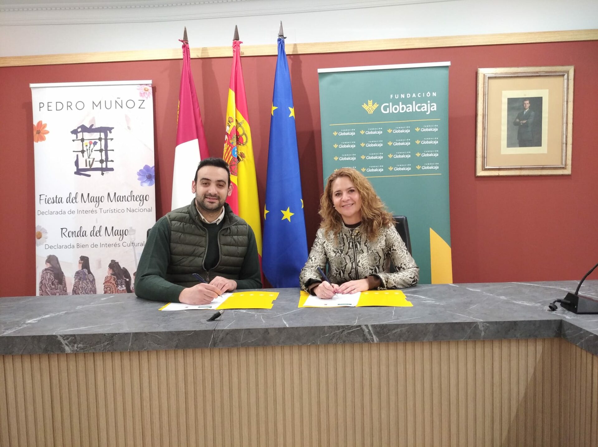 La Fundación Globalcaja mantiene su compromiso con el Mayo Manchego de Pedro Muñoz por tercer año consecutivo