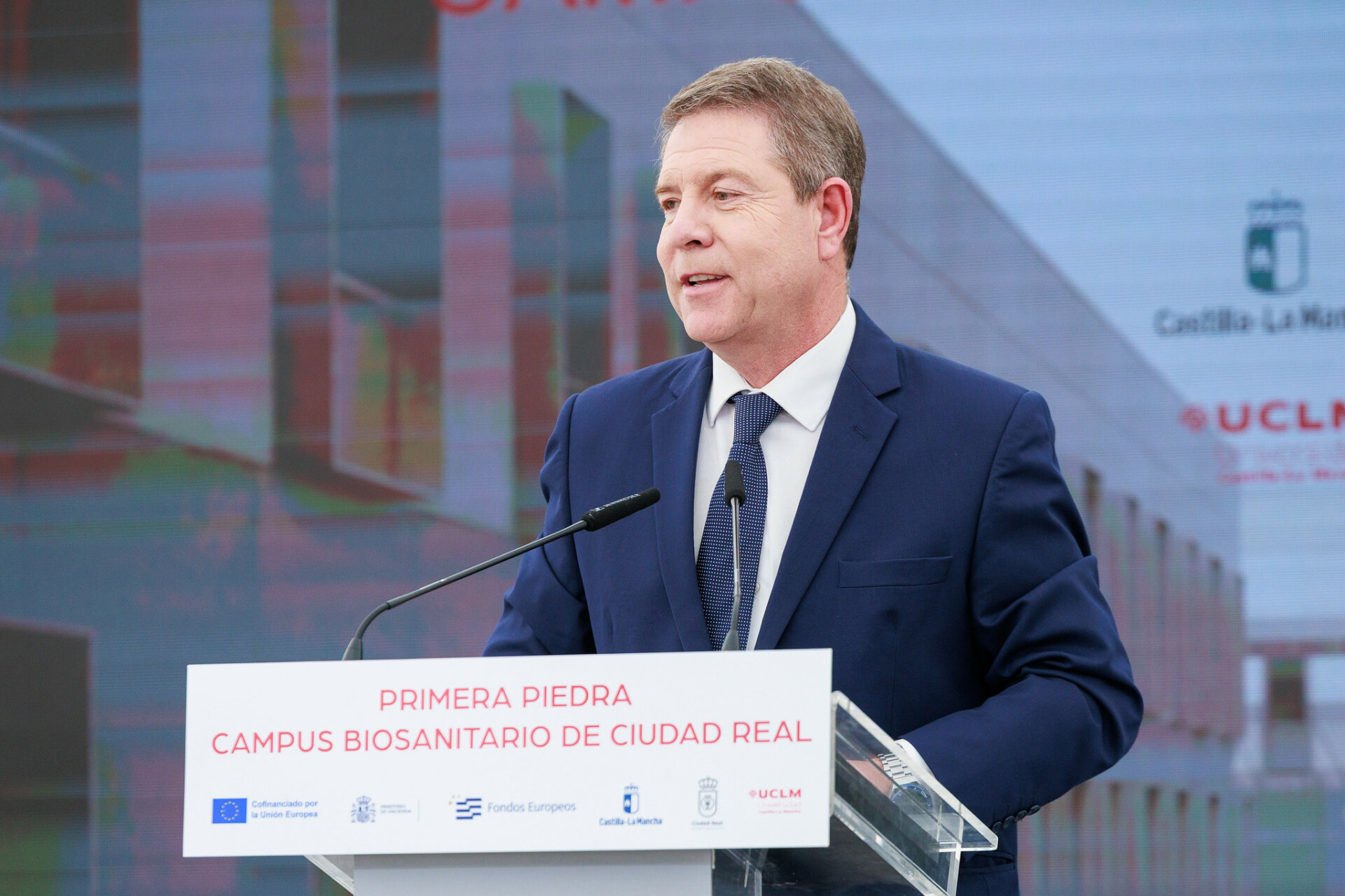 García-Page anuncia la fase final del edificio conocido como ‘la Ciudad Administrativa’ y la licitación del Centro de Salud número 4 en Ciudad Real