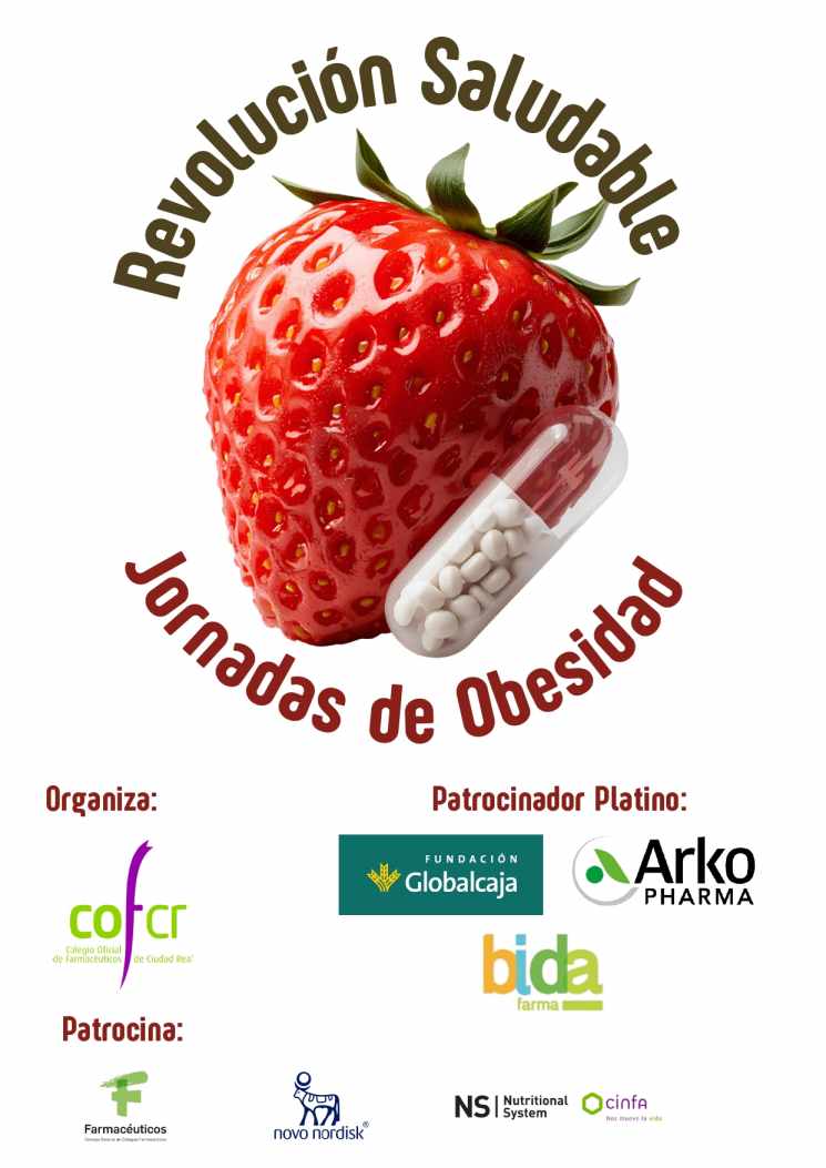 Expertos nacionales y regionales participarán en las Jornadas de Obesidad con el lema Revolución Saludable, organizadas por el Colegio Oficial de Farmacéuticos en Ciudad Real