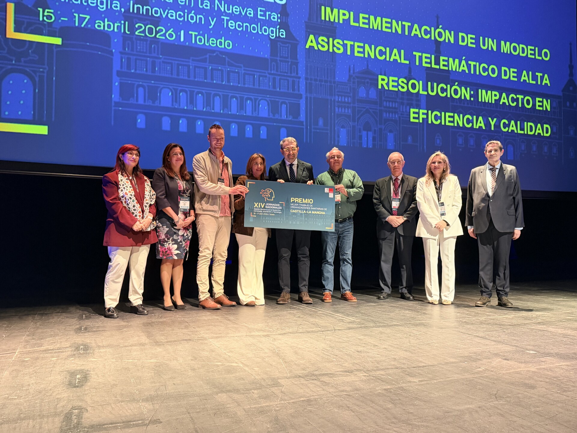 La Gerencia de Tomelloso, doblemente premiada en las XIV Jornadas Nacionales de SEDISA por su modelo asistencial telemático