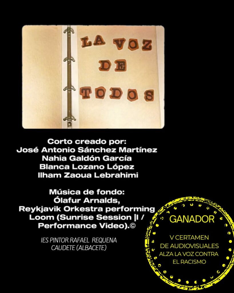 IES Pintor Rafael Requena, en Caudete, ganador del V Certamen de audiovisuales por los Derechos Humanos organizado por Amnistía Internacional CLM 2 lavozdetodos 2