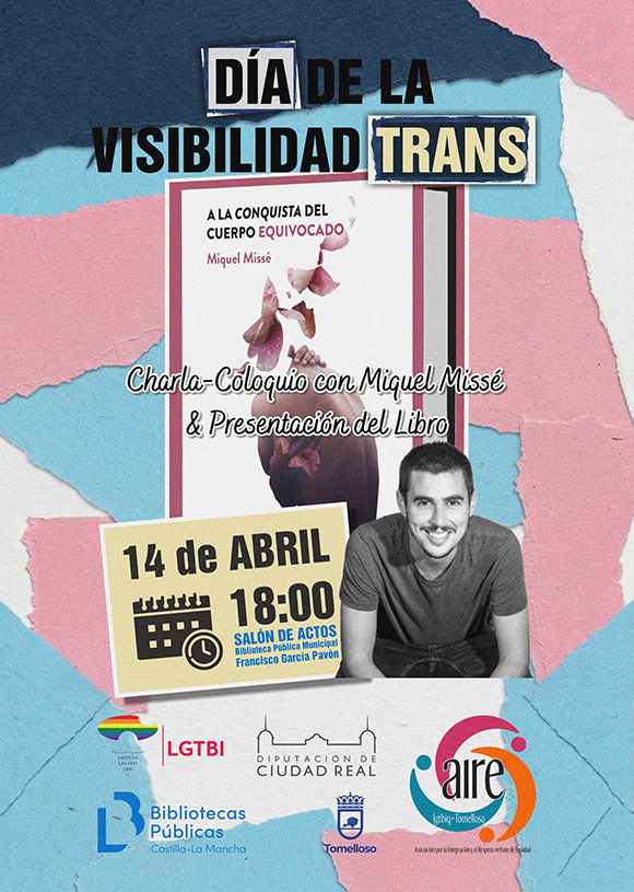 Tomelloso acogerá un encuentro con el sociólogo y activista trans Miquel Missé
