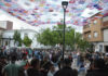 Piedrabuena inaugura un bello y gigante toldo de ganchillo confeccionado por cerca de un centenar de mujeres Piedrabuena inaugura un bello y gigante toldo de ganchillo confeccionado por cerca de un centenar de mujeres