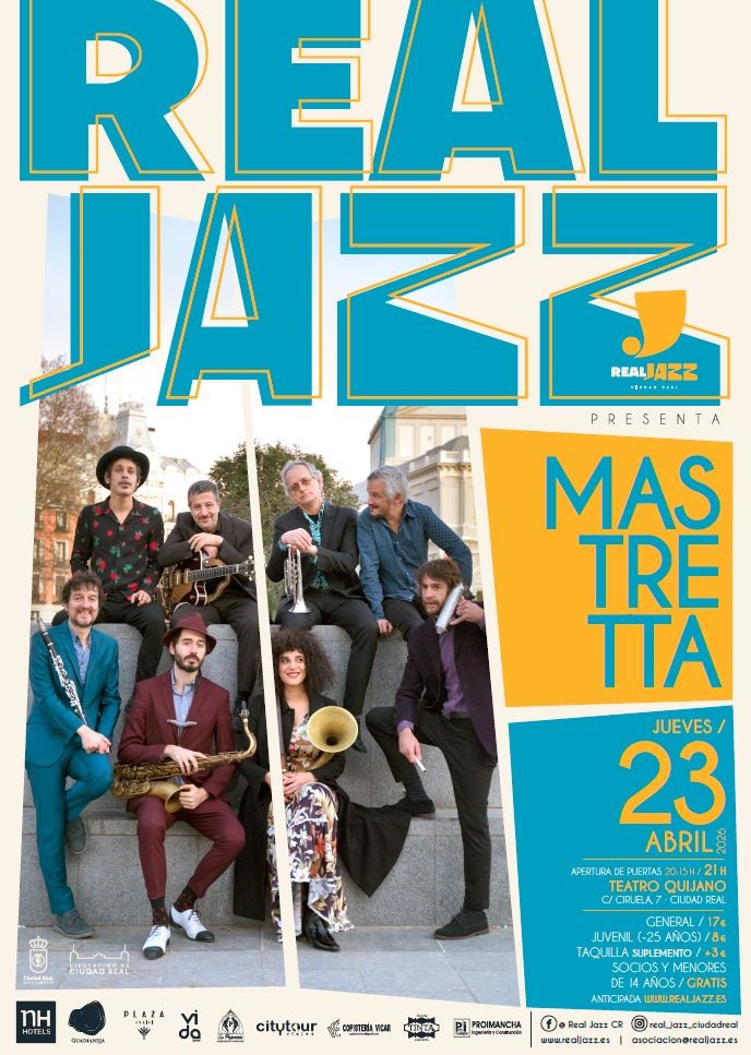 El grupo Mastretta actuará mañana en el Teatro Quijano de Ciudad Real dentro de la temporada de Real Jazz