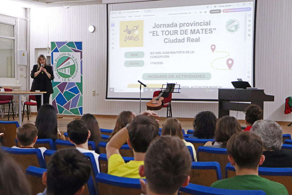 El IES ‘San Juan Bautista de la Concepción’ ha organizado en Almodóvar del Campo la primera final provincial de 'El Tour de Mates' 6 sanjuanbautista05