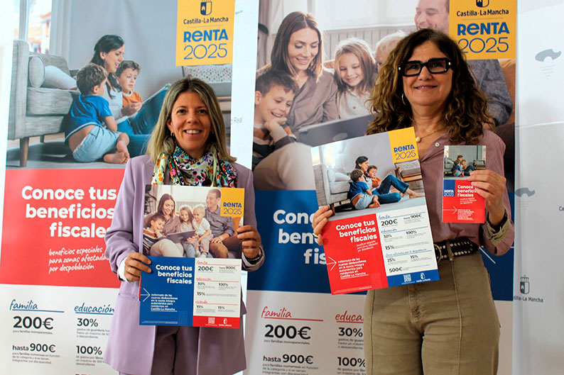 Más de 44.300 contribuyentes de la provincia de Ciudad Real se pueden beneficiar de las deducciones fiscales autonómicas que suman 13,5 millones de euros