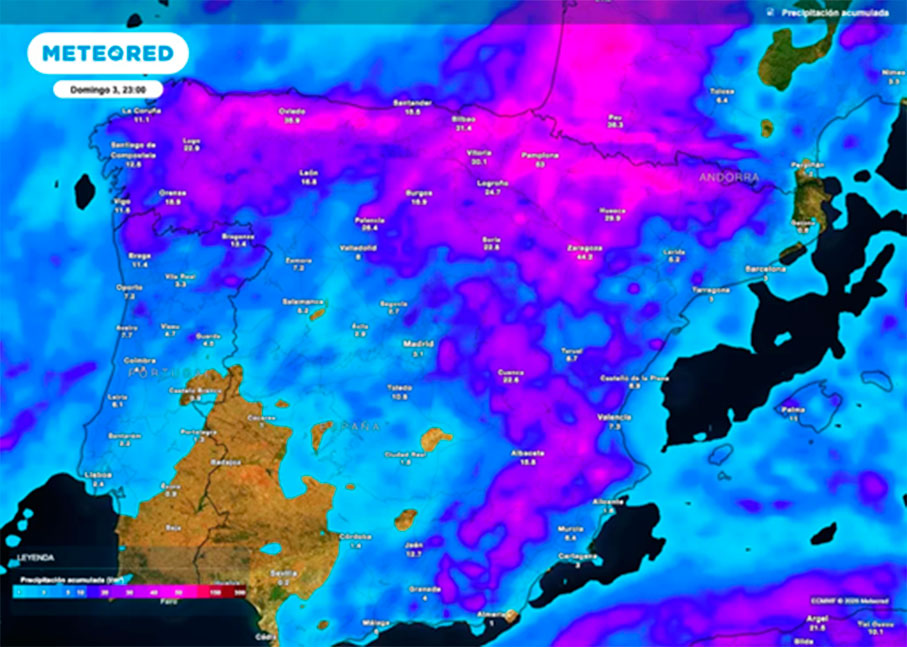 Meteored advierte de un episodio de tormentas muy fuertes en el puente de mayo que continuará la próxima semana