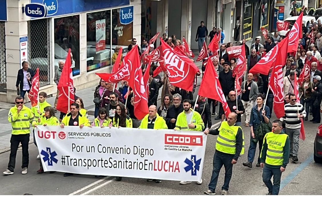 UGT se reúne con el Sescam por el contrato del transporte sanitario y confirma un escenario de congelación salarial indefinida para estos trabajadores y trabajadoras