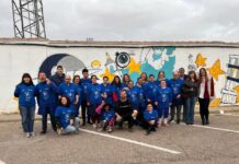 Villacañas acerca Europa a la ciudadanía con un mural participativo en el Complejo Municipal Las Pirámides Villacañas acerca Europa a la ciudadanía con un mural participativo en el Complejo Municipal Las Pirámides