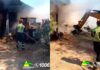 Los bomberos de Tomelloso intervienen en un fuego originado en un apilamiento de paja en Argamasilla de Alba Los bomberos de Tomelloso controlan un fuego en un apilamiento de paja en Argamasilla de Alba