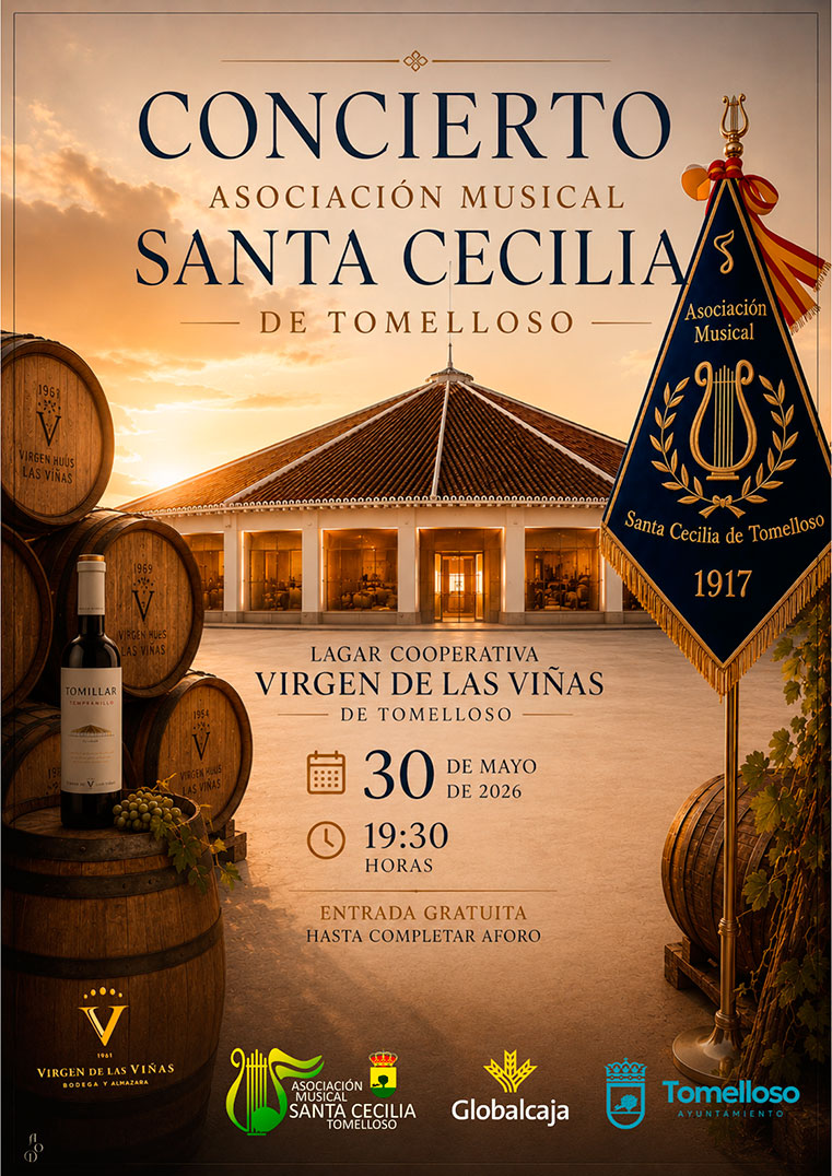 Santa Cecilia llena de pasodobles el Lagar de Virgen de las Viñas