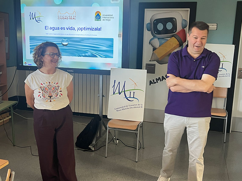 CUAS Mancha Occidental II forma sobre la importancia del riego eficiente a doscientos escolares del Alto Guadiana