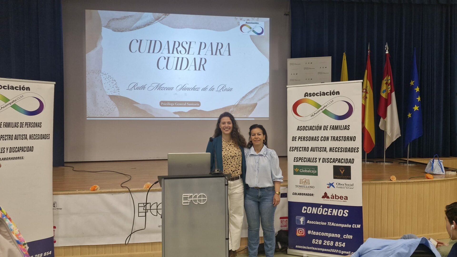 Ruth Mezcúa protagoniza una charla de TEAcompaño CLM centrada en el autocuidado y la gestión emocional