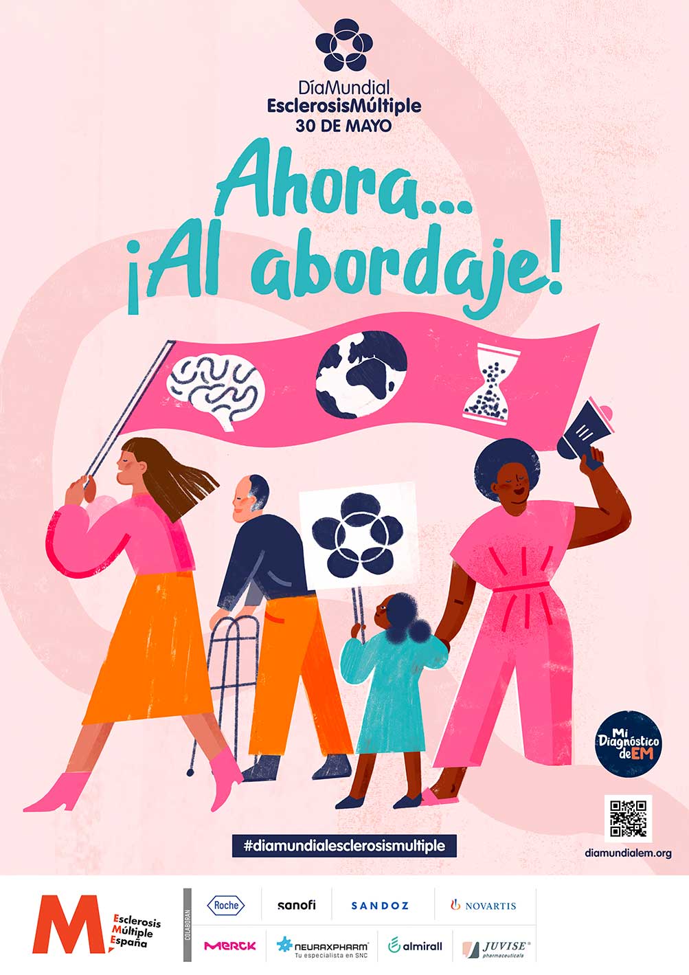 “Ahora… ¡Al abordaje!”, lema del Día Mundial de la Esclerosis Múltiple 2026