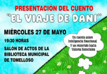 La Biblioteca Municipal de Tomelloso presenta el cuento infantil “El viaje de Dani” La Biblioteca Municipal de Tomelloso presenta el cuento infantil “El viaje de Dani”