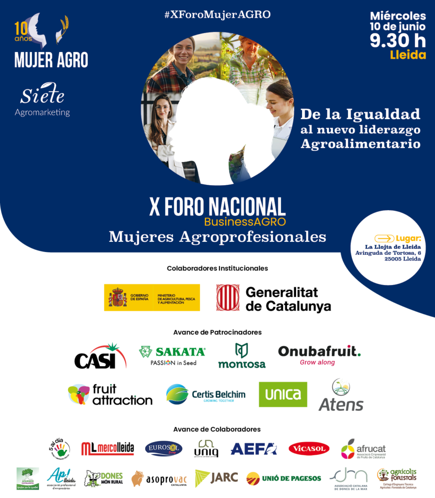 El sector agroalimentario catalán se reunirá en el X Foro Nacional MujerAGRO en Lleida 2 foronacionalmmujeragro 2