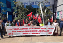 Castilla-La Mancha se suma a la jornada de Huelga para denunciar el preacuerdo estatal del convenio de grandes marcas de comercio, textil y calzado Castilla-La Mancha se suma a la jornada de Huelga para denunciar el preacuerdo estatal del convenio de grandes marcas de comercio, textil y calzado