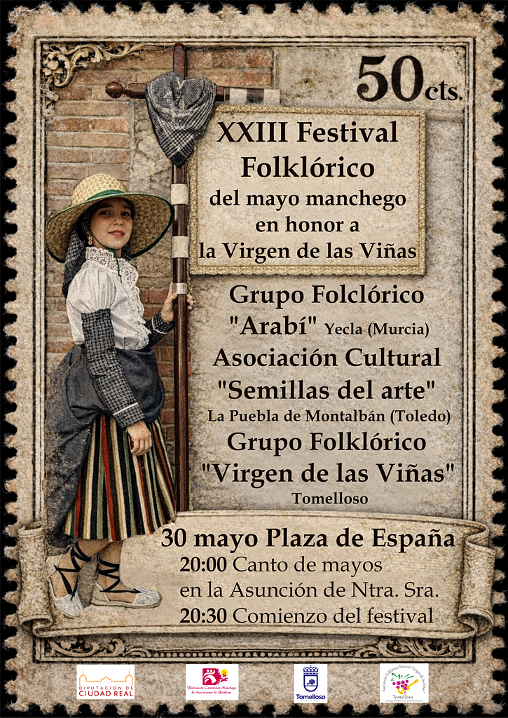Tomelloso celebrará el Día de Castilla-La Mancha con un fin de semana de tradición, sabores y cultura popular 6 La concejalía de Festejos presenta una completa y atractiva oferta para disfrutar en Tomelloso del Día de Castilla-La Mancha
