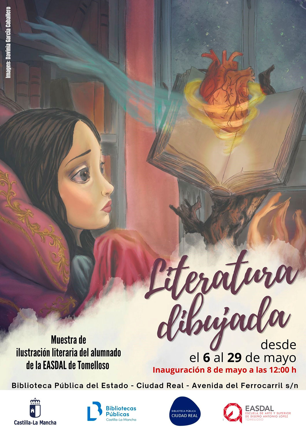 La Biblioteca Pública del Estado en Ciudad Real acoge la exposición “Literatura dibujada” de la EASDAL de Tomelloso