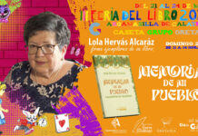 Lola Hervás Alcaráz firma hoy en Argamasilla de Calatrava sus «Memorias de mi pueblo» con un fin solidario contra el cáncer infantil Lola Hervás Alcaráz firma hoy en Argamasilla de Calatrava sus "Memorias de mi pueblo" con un fin solidario contra el cáncer infantil