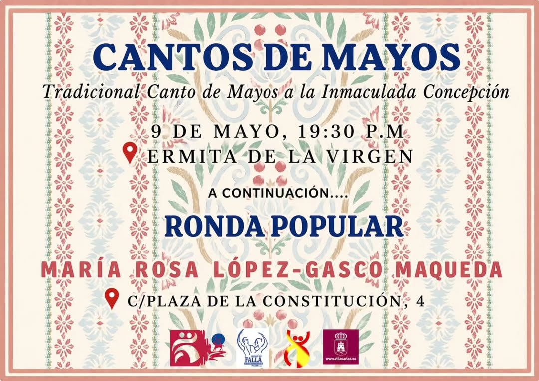 La tradición de los Mayos regresa este sábado de la mano de la Asociación Cultural Folklórico Recreativa “Manuel de Falla”