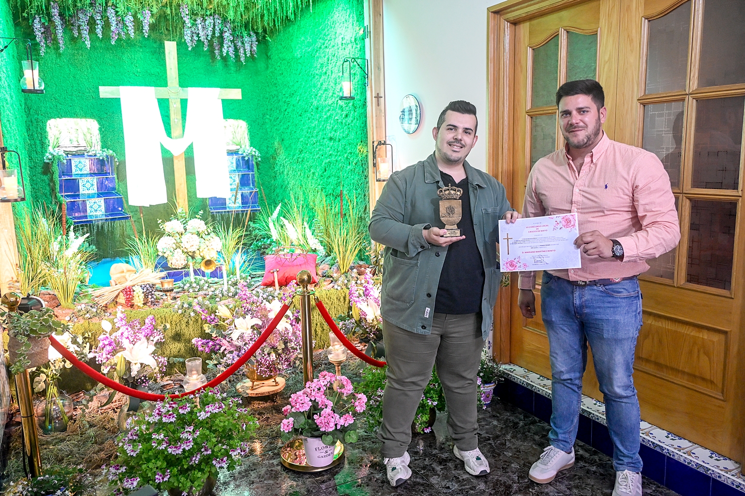Mariano Martínez gana el VI Concurso Local de Cruces de Mayo de Tomelloso