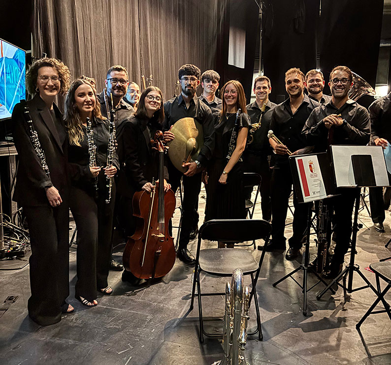 Once músicos villacañeros participan en la presentación oficial de la nueva Banda Sinfónica Provincial de Toledo