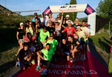 Pareja recupera con éxito su triatlón y convierte el Azud en escenario de una gran jornada deportiva Pareja recupera con éxito su triatlón y convierte el Azud en escenario de una gran jornada deportiva