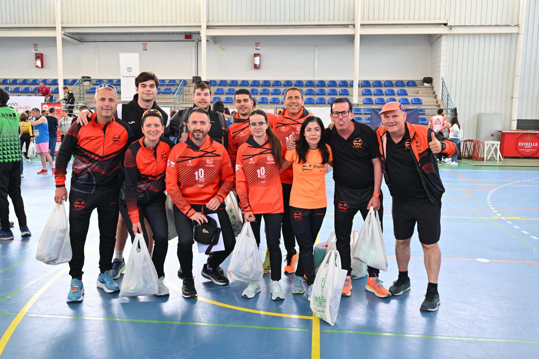 Los Pieles Run firman una destacada participación en la 10k de Manzanares