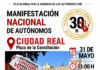 La Plataforma por la Dignidad de los Autónomos 30N consolida un frente común con marchas en 22 provincias el próximo 31 de mayo La Plataforma por la Dignidad de los Autónomos 30N consolida un frente común con marchas en 22 provincias el próximo 31 de mayo