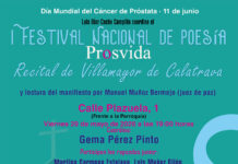 El “efecto mariposa” de la salud masculina expande su eco, Villamayor de Calatrava se une a la marea poética de PROSVIDA El “efecto mariposa” de la salud masculina expande su eco, Villamayor de Calatrava se une a la marea poética de PROSVIDA