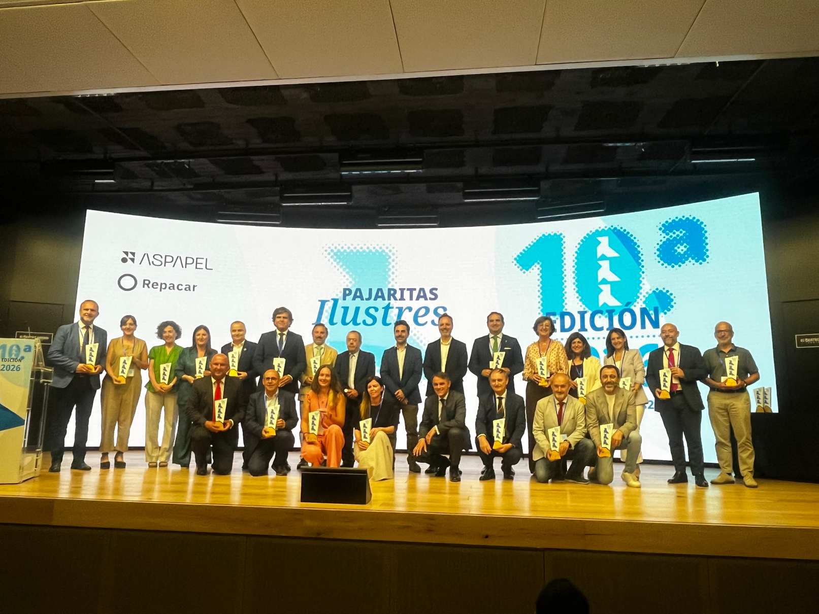 El Consorcio RSU Ciudad Real revalida el premio especial “Pajarita ilustre” de ASPAPEL por su excelencia en el reciclaje de papel y cartón