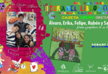 Los jóvenes autores de ‘Secreto forestal’ firman ejemplares este sábado por la mañana en la III Feria del Libro de Argamasilla de Calatrava Los jóvenes autores de ‘Secreto forestal’ firman ejemplares este sábado por la mañana en la III Feria del Libro de Argamasilla de Calatrava