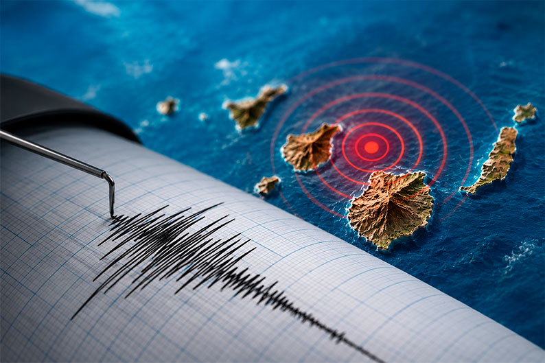Terremoto en Canarias: un seísmo sacude el Atlántico al norte de Gran Canaria